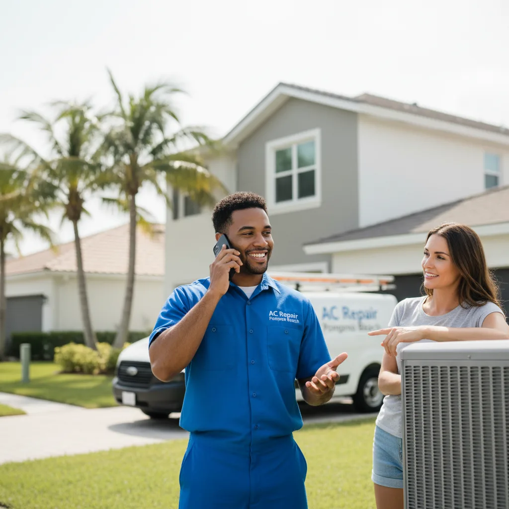 AC Repair Pompano Beach customer support in Newington